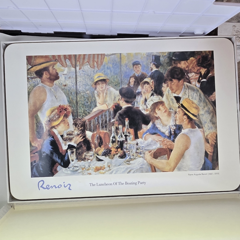Jason Placemats Renoir Dining Art Print - Multicolor 4pk
